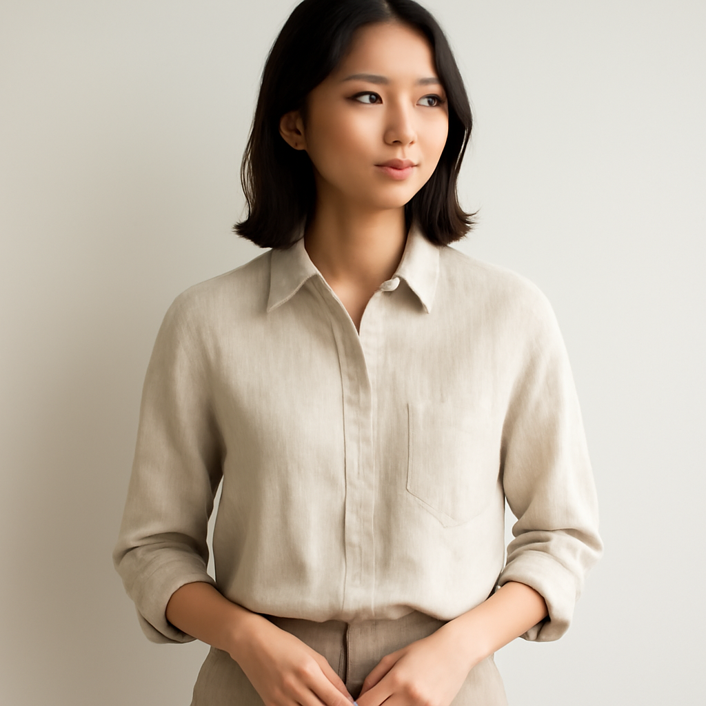 여성린넨셔츠 대표 이미지